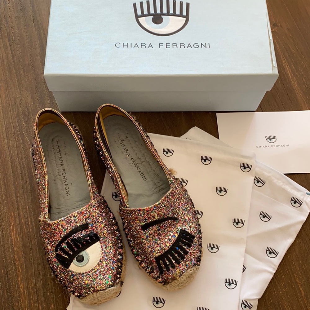 Chiara Ferragni Sparkly Espadrilles